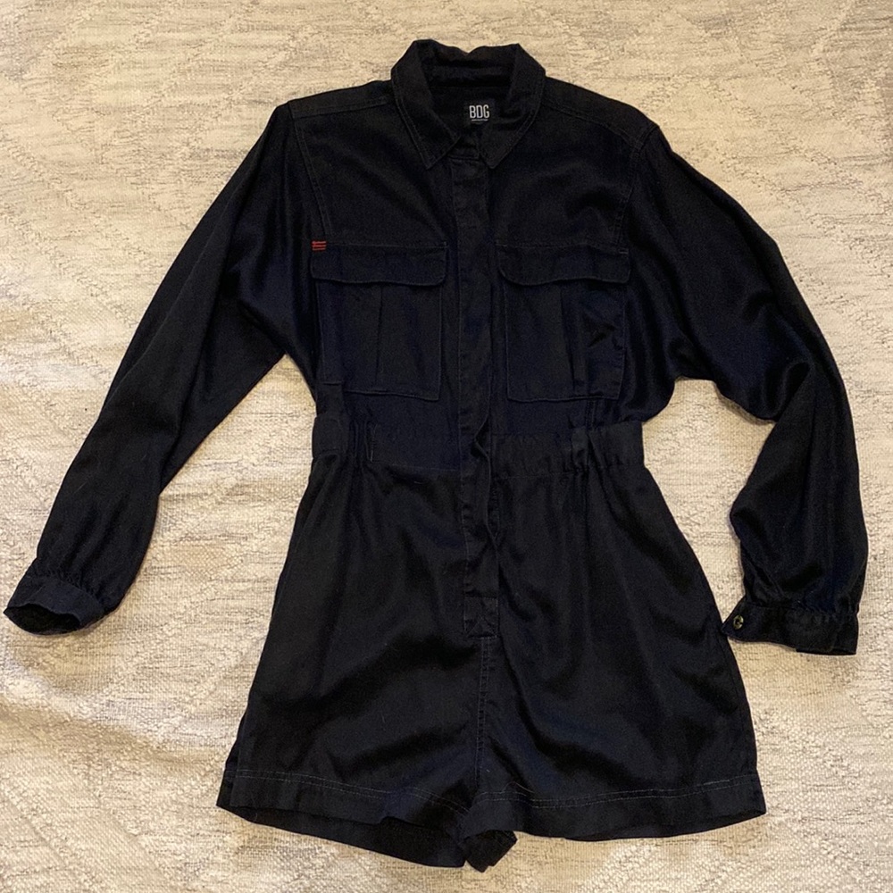 Urban outfitters black romper. Size L